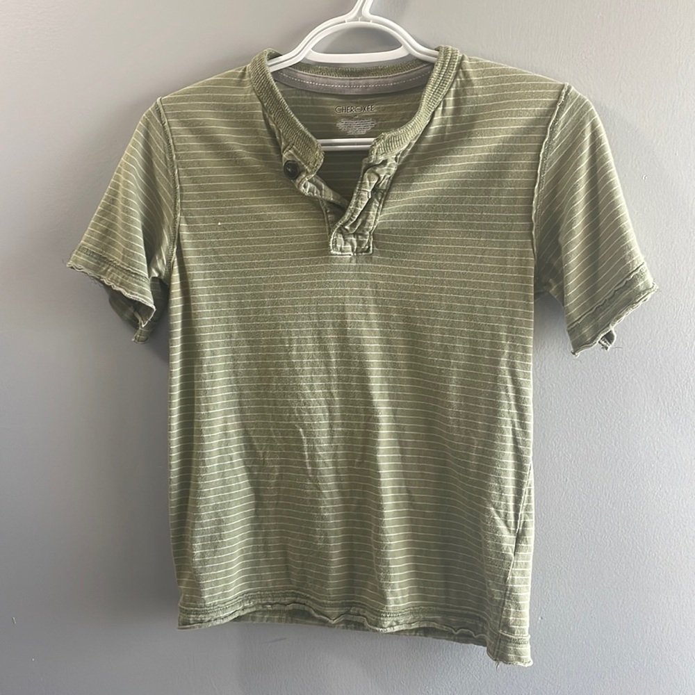 Green Button Up (M)